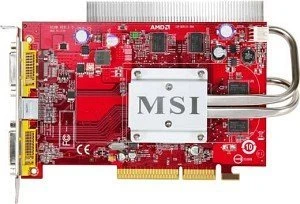 MSI RX2600PRO-T2D256Z/D2, Radeon HD 2600 Pro, 256MB DDR2, 2x DVI, TV-out