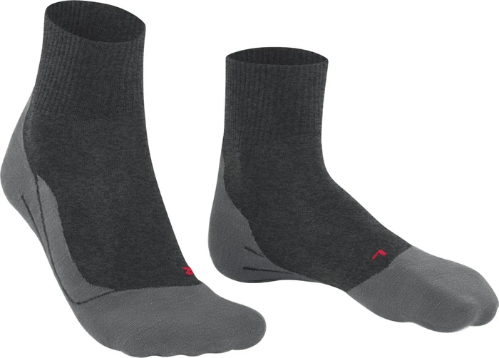 Falke TK5 Wander Wool Short Wandersocken asphalt mel. (Damen)