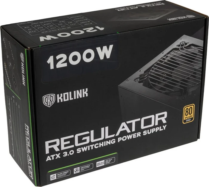 Kolink Regulator 80 PLUS Gold 1200W, ATX 3.0