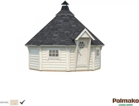 Palmako Eva 11.4m² Gartenhaus natur