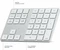 Satechi Extended Wireless Keypad Mac, silber, Bluetooth Vorschaubild