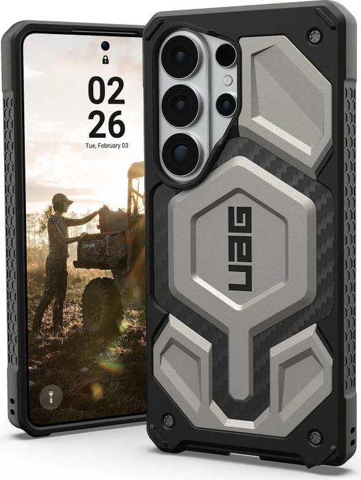 UAG Monarch Pro Case für Samsung Galaxy S26 Ultra titanium