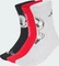 adidas Disney Micky Maus Socken black/pure ruby/light grey heather, 3 Paare (Junior) Vorschaubild