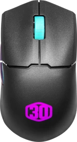 Cooler Master MasterMouse MM712 Gaming Maus schwarz, 30th Anniversary Edition, USB/Bluetooth