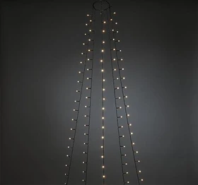 Konstsmide Lichterkette Baummantel grün LED 150x warmweiß