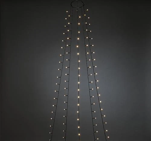 Konstsmide Lichterkette Baummantel grün LED 150x warmweiß