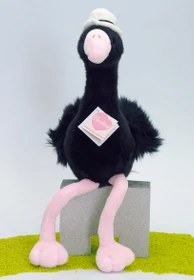 Teddy Hermann Schwan Starry Night 40cm schwarz