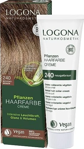 Logona Pflanzen Haarfarbe Creme 240 nougatbraun, 150ml