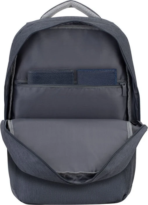 RivaCase Prater anti-theft Laptop Rucksack 17.3", Dark Grey