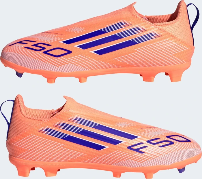 adidas F50 League Laceless FG/MG beam orange/lucid blue/cloud white (Junior)