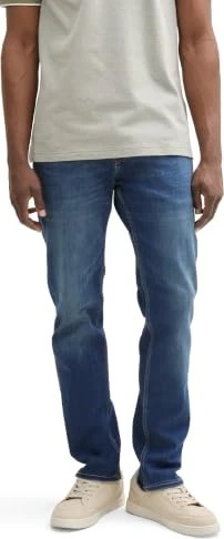 Tom Tailor Aedan Straight Jeans used dark stone blue denim (Herren)