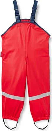 Playshoes Textil Träger Matschhose lang rot (Junior)