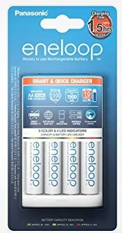 Panasonic eneloop Smartplus Charger BQ CC55 (EU) + 4x eneloop AA 1900mAh