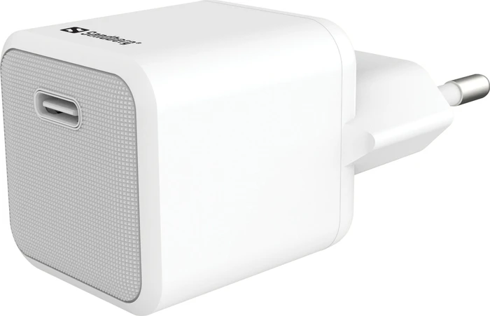 Sandberg USB-C AC 20W Charger EU + Lightning 1M weiß