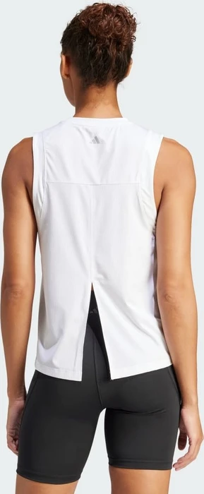 adidas Studio Funktionsshirt ärmellos white/grey two (Damen)