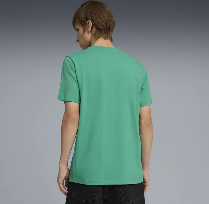 Puma Essentials 2 Colour No. 1 Logo T-Shirt kurzarm vibrant green (Herren)