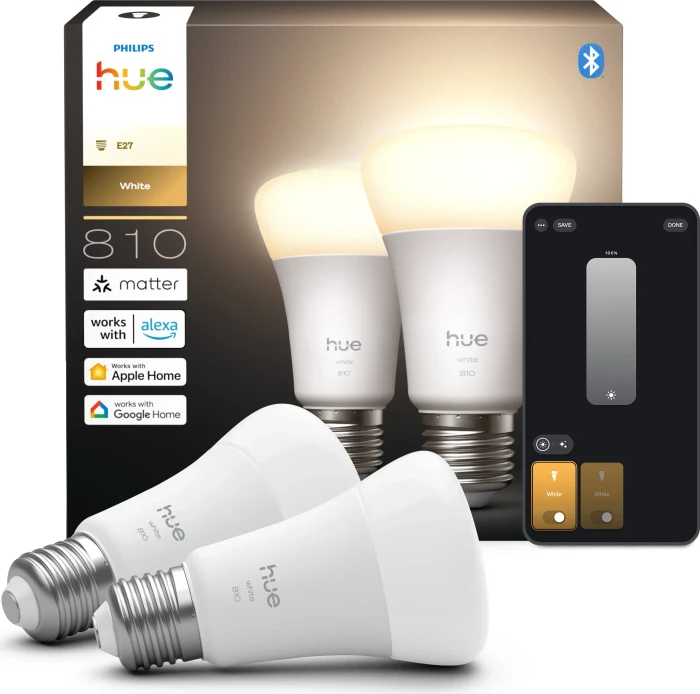 Philips Hue White 1600 LED-Bulb E27 7W/827