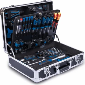 Scheppach TB200 Handwerkzeugset inkl. Koffer, 141-tlg.