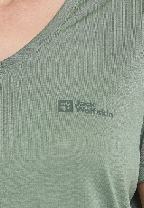 Jack Wolfskin Crosstrail Funktionsshirt kurzarm eucalyptus (Damen)
