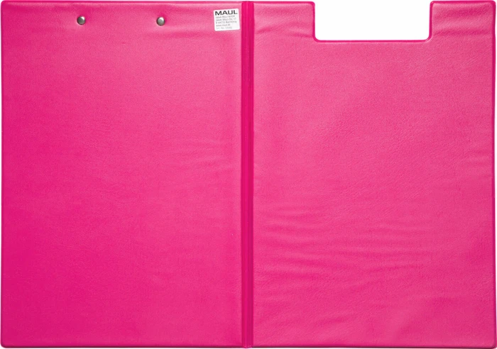 Maul Klemmbrettmappe mit Folienüberzug, A4, pink