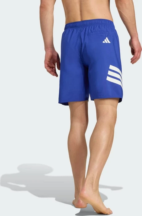 adidas 3-Streifen 8-Inch Badeshorts semi lucid blue/white (Herren)