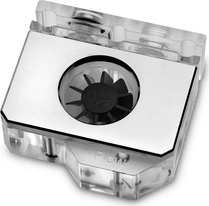 EK Water Blocks Quantum Line EK-Quantum Flow Indicator Bottom-To-Top D-RGB, Nickel, Durchflusssensor