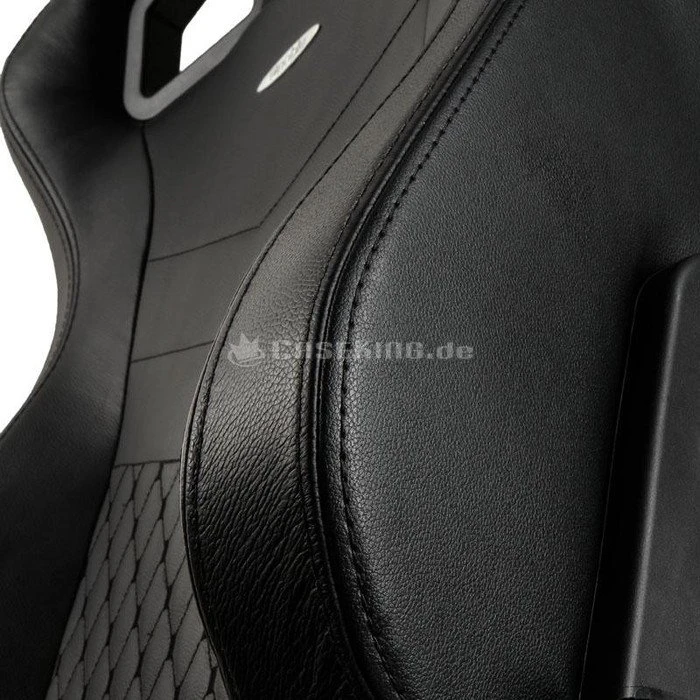noblechairs Epic Echtleder Gamingstuhl, schwarz