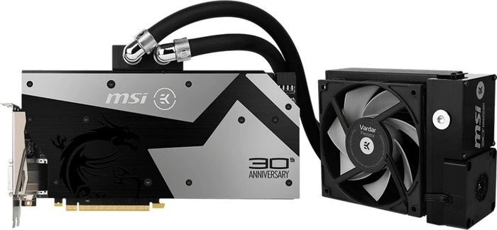 MSI GeForce GTX 1080 30th Anniversary, 8GB GDDR5X, DVI, HDMI, 3x DP