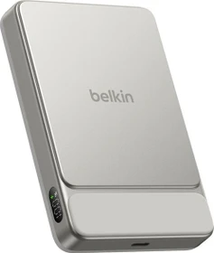 Belkin UltraCharge Magnetische Powerbank 10K silber/beige