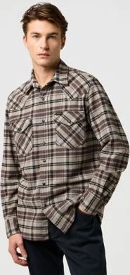 Wrangler Regular Western Hemd langarm rich black (Herren)