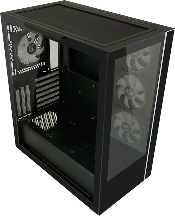 LC-Power Gaming 808B Skylla_X, Glasfenster