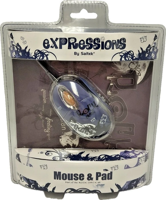 Saitek Expressions Mouse Rock Chick, USB