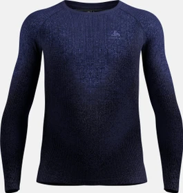 Odlo POW Blackcomb Baselayer Rundhals Funktionsshirt langarm skipper blue (Herren)