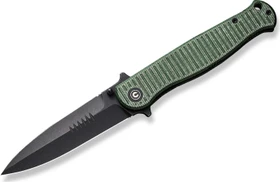 Civivi RS71 Taschenmesser green canvas micarta/black stonewashed