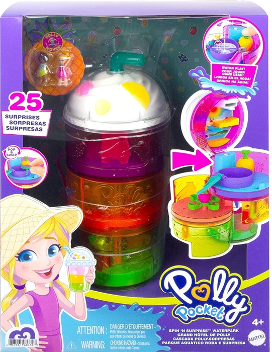 Mattel Polly Pocket - Ausklappspaß-Schatulle Fruchtsmoothie