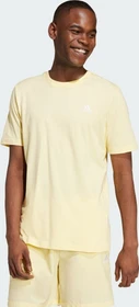 adidas Essentials Single Jersey Embroidered Small Logo T-Shirt kurzarm almost yellow (Herren)