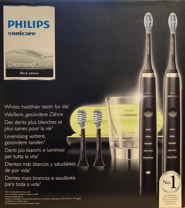 Philips HX9354/38 Sonicare DiamondClean schwarz + 2. Handstück