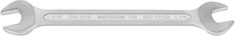 Matador 0100 Doppelmaulschlüssel zöllig, 1.1/16"x1.1/4"x300mm