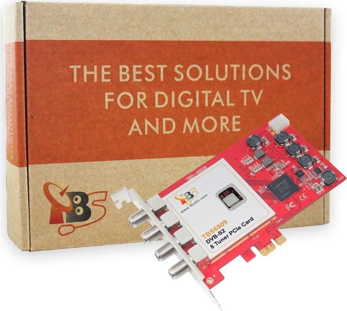 TBS DVB-S2/-S Octa-Tuner, PCIe x1