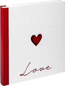 Walther Design Buch Fotoalbum Hochzeit Love 31x28 weiß
