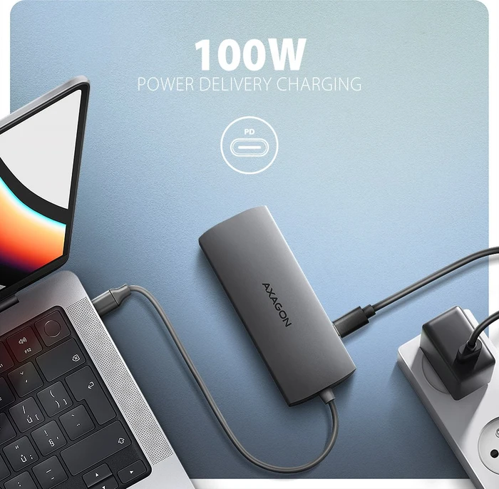 Axagon 9in1 Hub, USB-C 3.0 [Stecker]