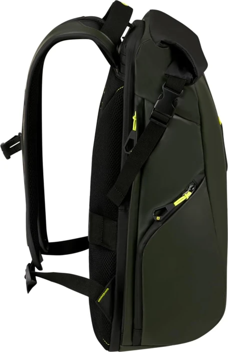 Samsonite Paradiver Light, Rolltop Backpack L, 17.3" Notebook-Rucksack, 49cm, 25/35l, erweiterbar, Jungle Green