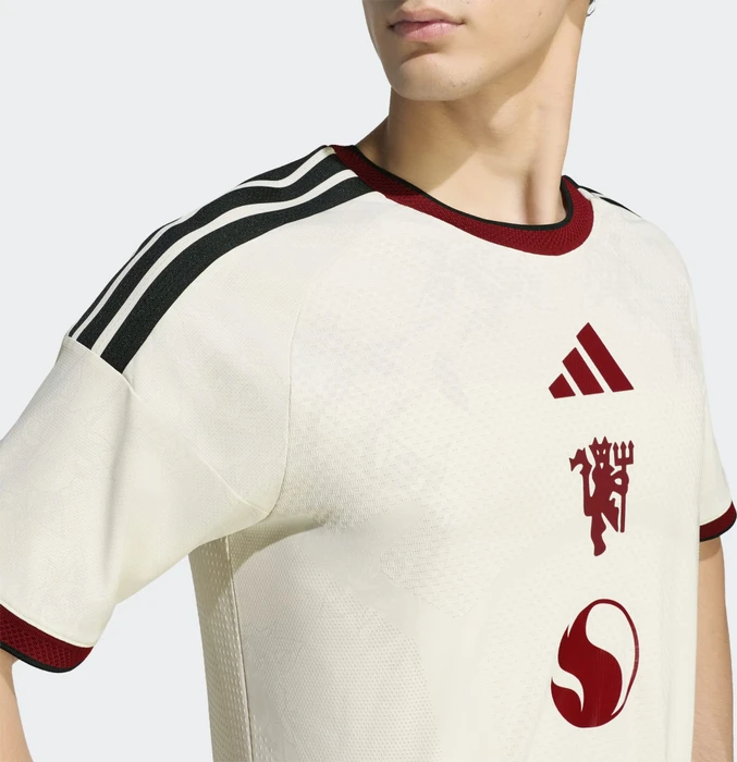 adidas Manchester United Authentic 2026/2027 Ausweichtrikot kurzarm ivory (Herren)