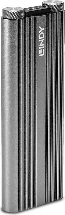 Lindy USB 3.2 Gen 2x2 NVMe M.2 SSD Enclosure, USB-C 3.2