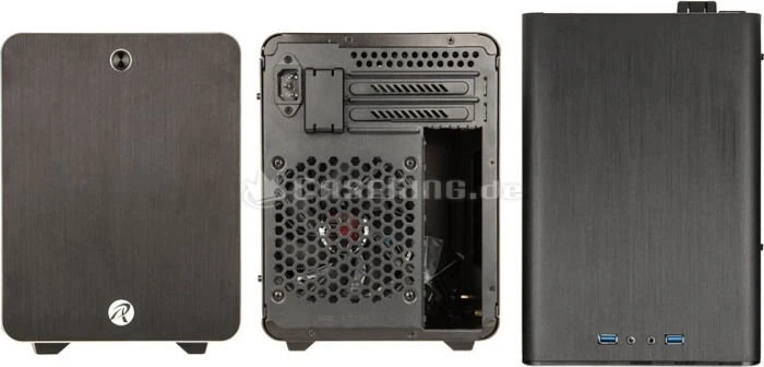 Raijintek Metis schwarz, Acrylfenster, Mini-ITX