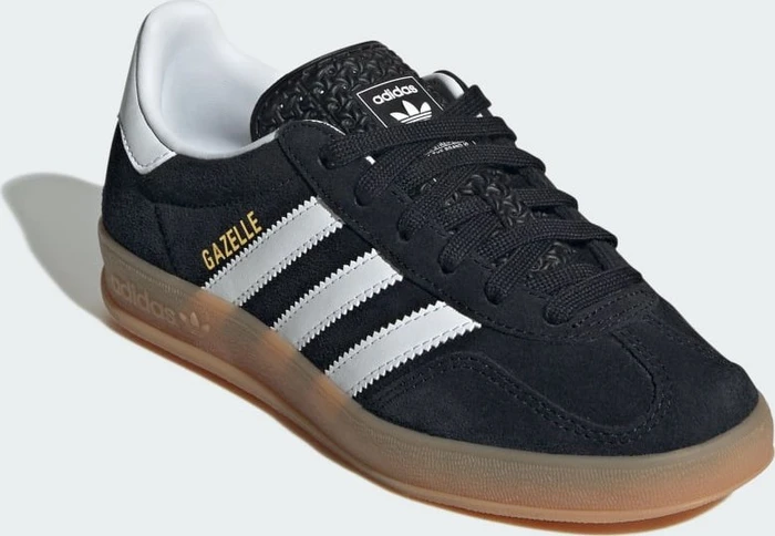 adidas Gazelle Indoor core black/cloud white/gum (Junior)