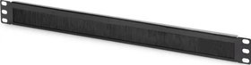 Digitus Bürstenleiste für 19" Schränke, RAL 9005, 1HE