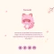 Blade Tanooki Cozy Wireless Pack Wireless Tastatur-Maus-Set, rosa, USB/Bluetooth, ES Vorschaubild