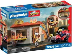 playmobil City Action Feuerwehr-Quad mit Burger-Bude