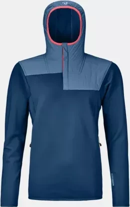 Ortovox Fleece Plus Anorak petrol blue (Damen)